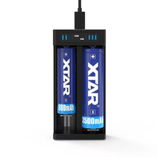 XTAR MC2 Plus kétcsatornás akkumulátor töltő